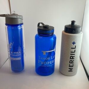 Water Bottles Set of 3